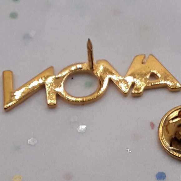 AVON Exclusive Representative Pin Brooch Pinback Clasp Block Letters - Picture 7 of 8